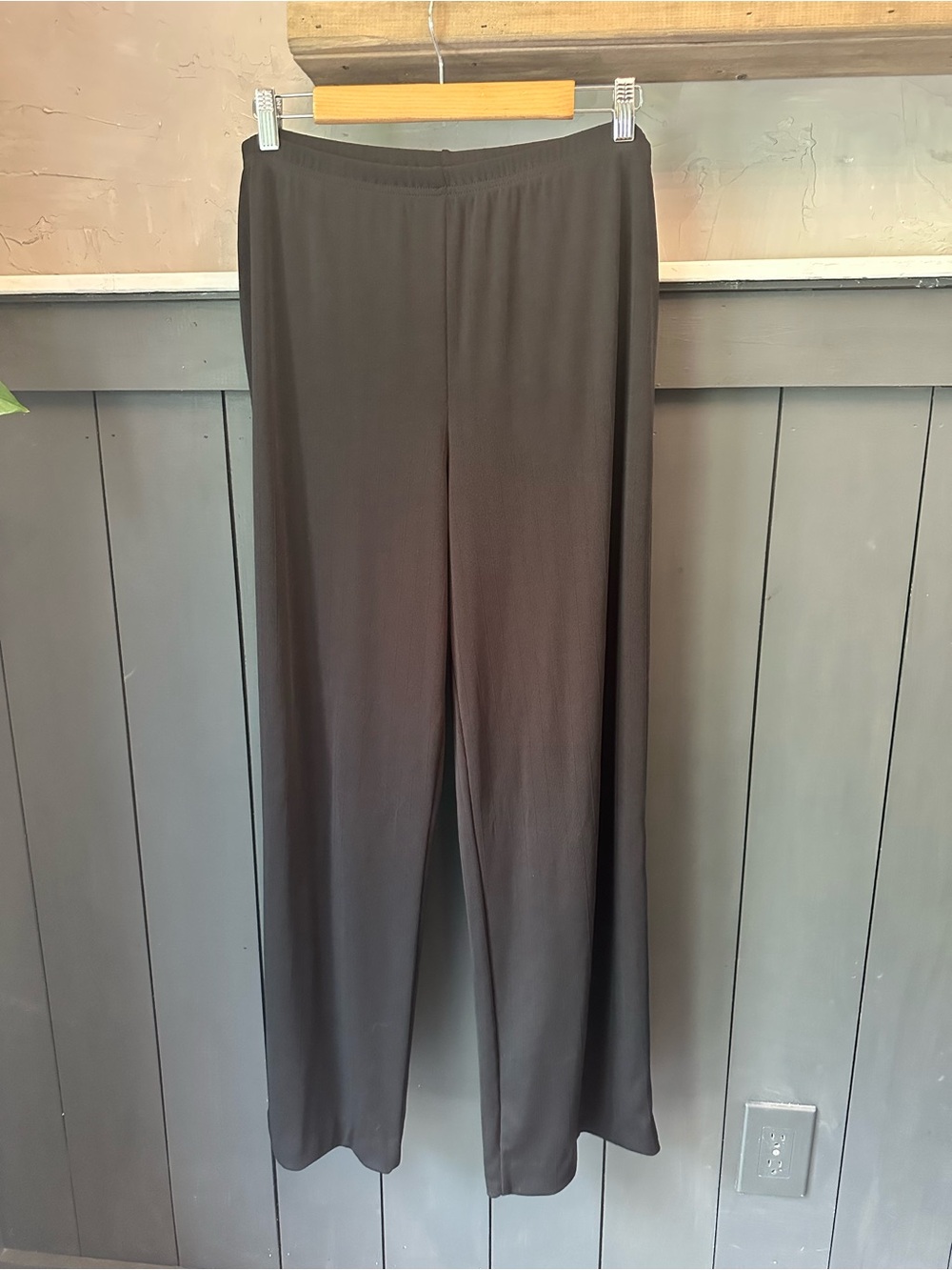 Women’s Weekenders Wide Leg Leisure Pants Black XL Casual Lounge Travel